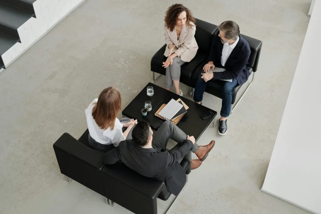 Attending a networking event to get a raise