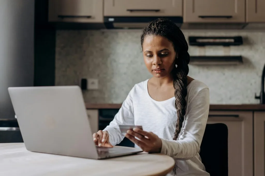 Woman looking to improve your credit score